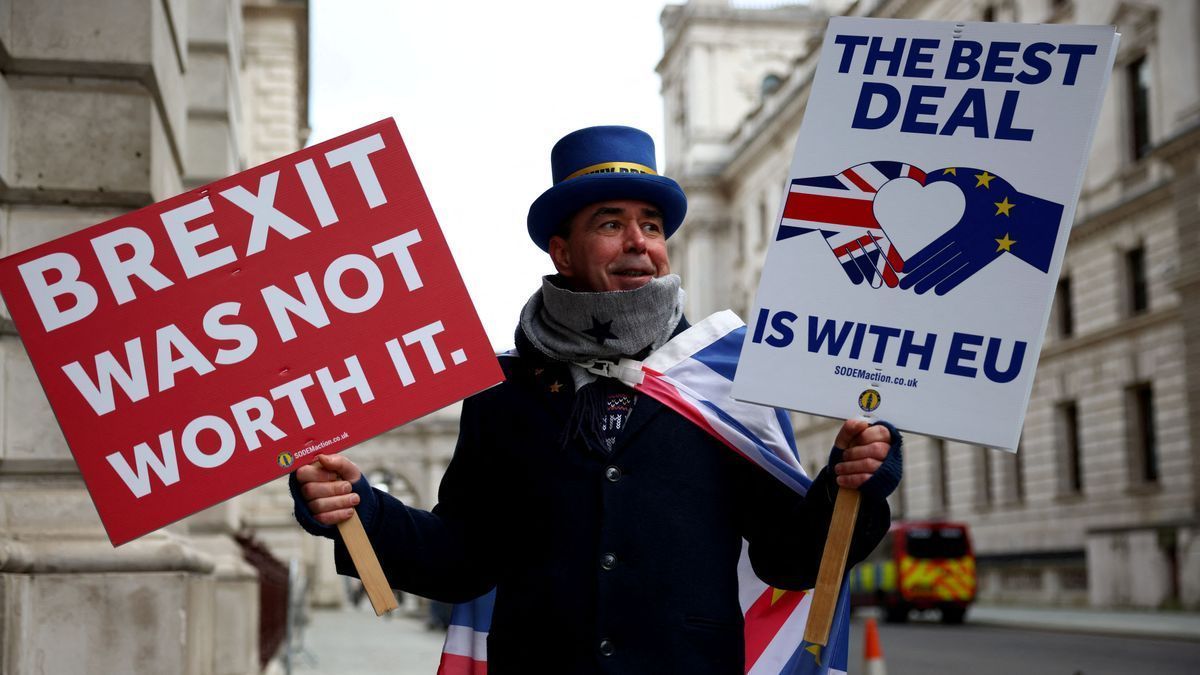 Protestas contra el Brexit en Londres.