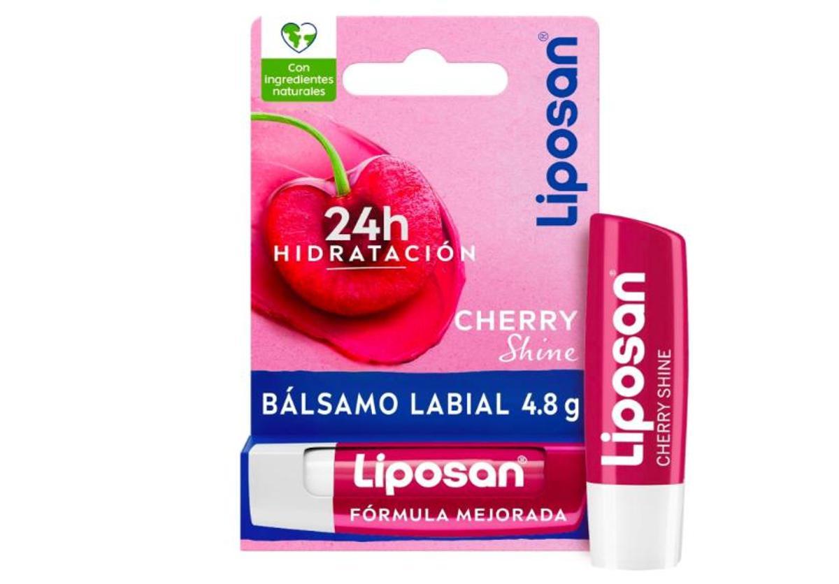 Bálsamo labial Liposan Cherry Shine