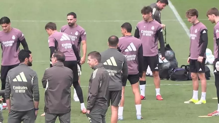 Huijsen, Bellingham y Rüdiger vuelven a entrenarse junto al resto del grupo