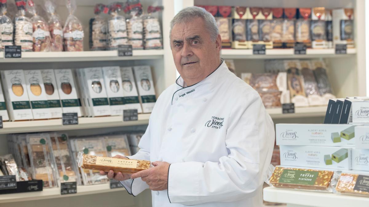 Mor l’empresari Àngel Velasco, propietari de Torrons Vicens Mor l’empresari Àngel Velasco, propietari de Torrons Vicens