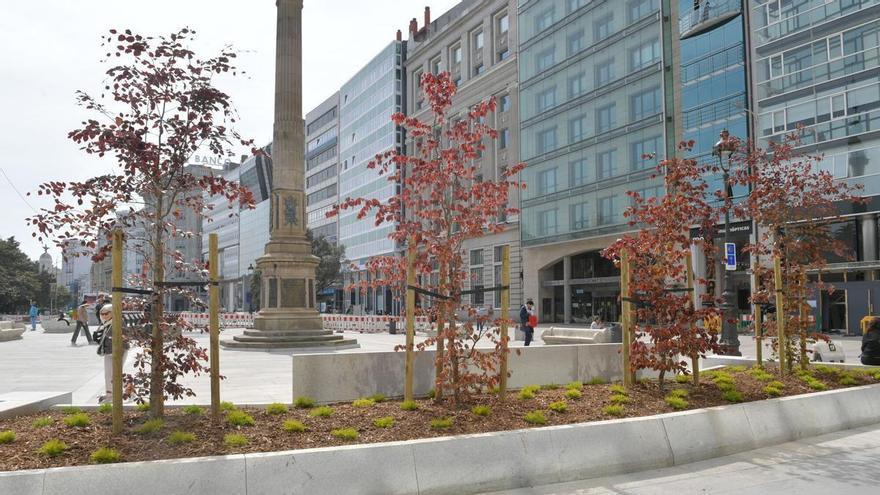 La remodelación de los Cantones en A Coruña reducirá a la mitad el espacio para coches