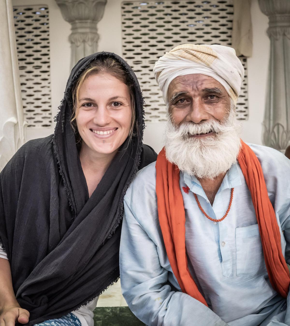 Carme i un nadiu a l’Índia.