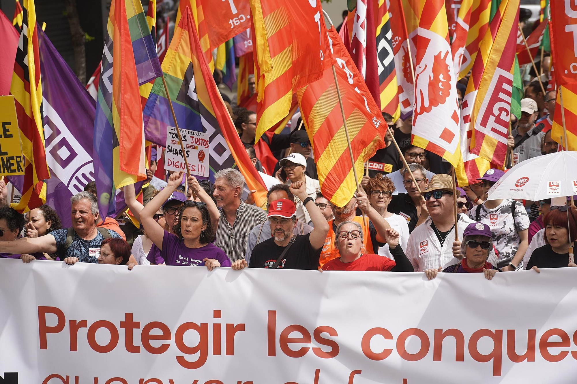 El sindicalisme gironí reclama reduir la jornada i fenar els accidents laborals