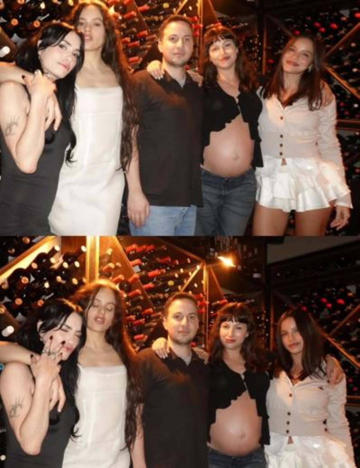 Lali Espósito, Rosalía, Albert Cusell, Úrsula Corberó y Emilia Mernes en una imagen de archivo de izquierda a derecha.