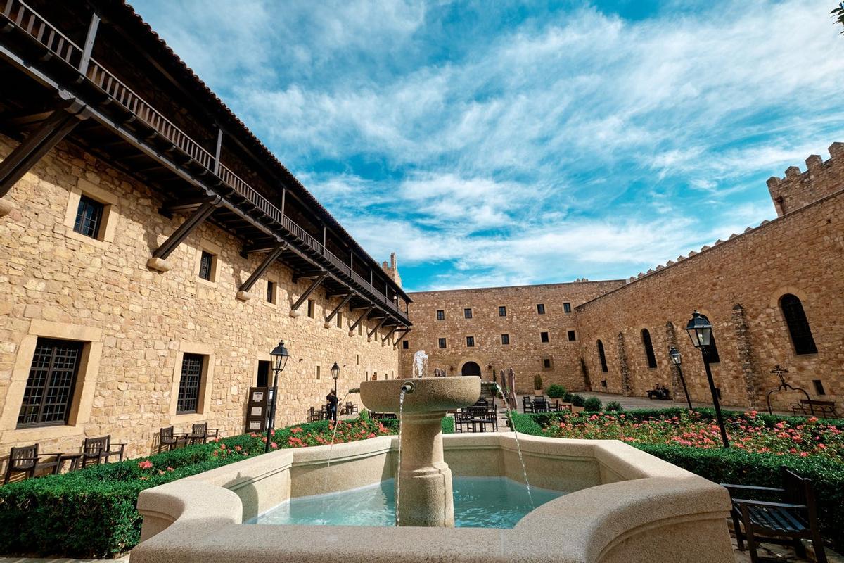Interior del castillo de Sigüenza.