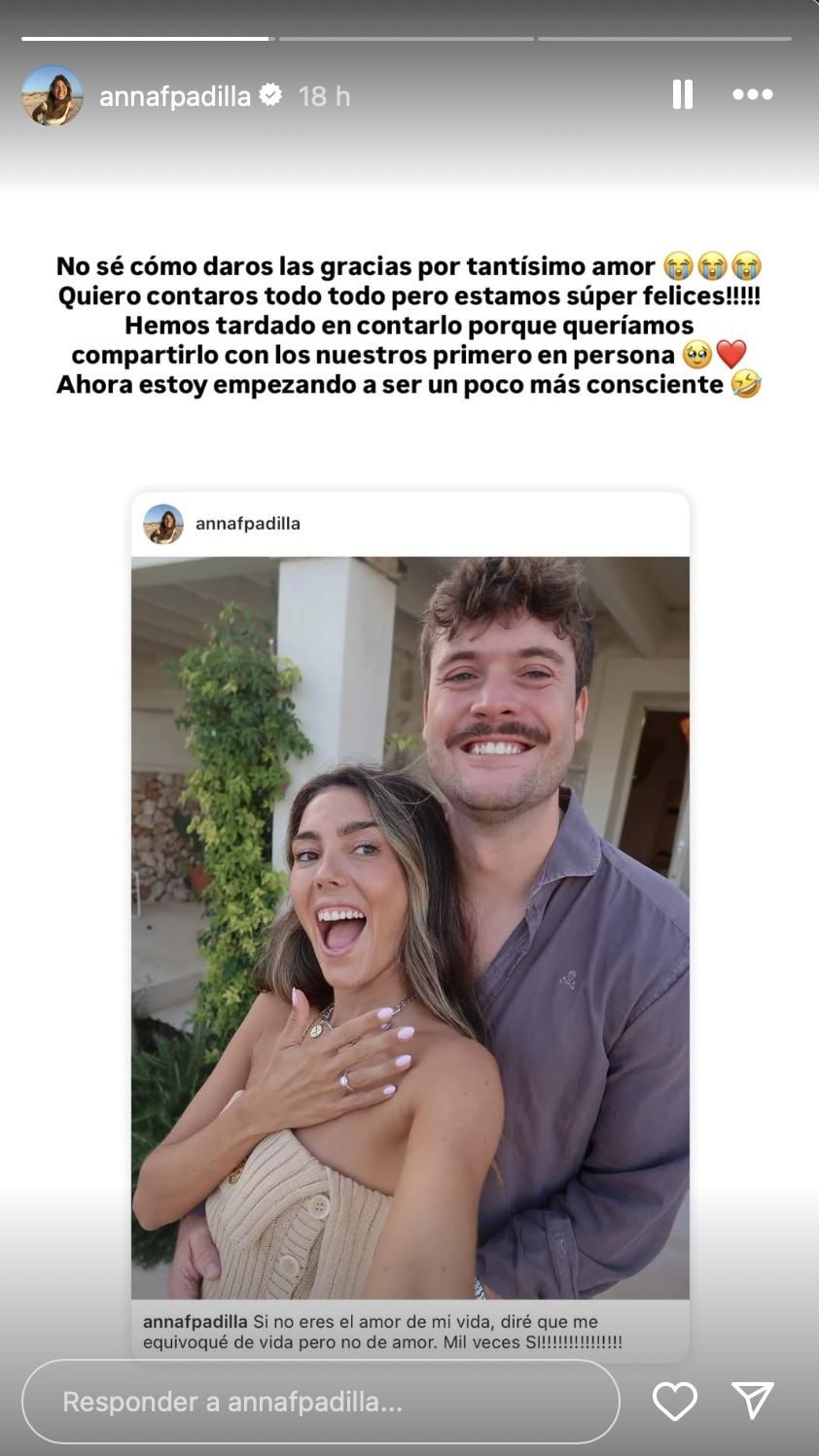 La razón por la que Anna Padilla ha tardado en compartir la noticia
