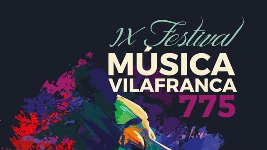 Cartel del IX Festival de Música de Vilafranca.