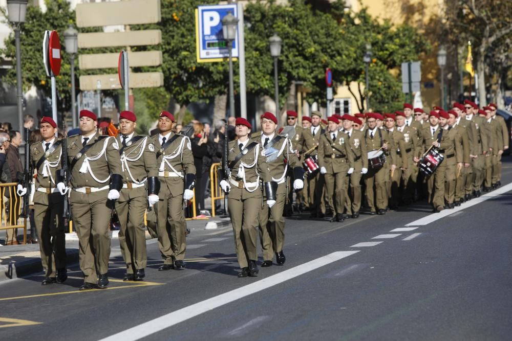 Desfile de la Pascua Militar en Valencia