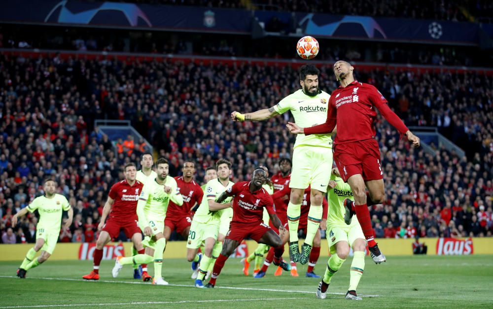 El Liverpool - Barça, en imatges