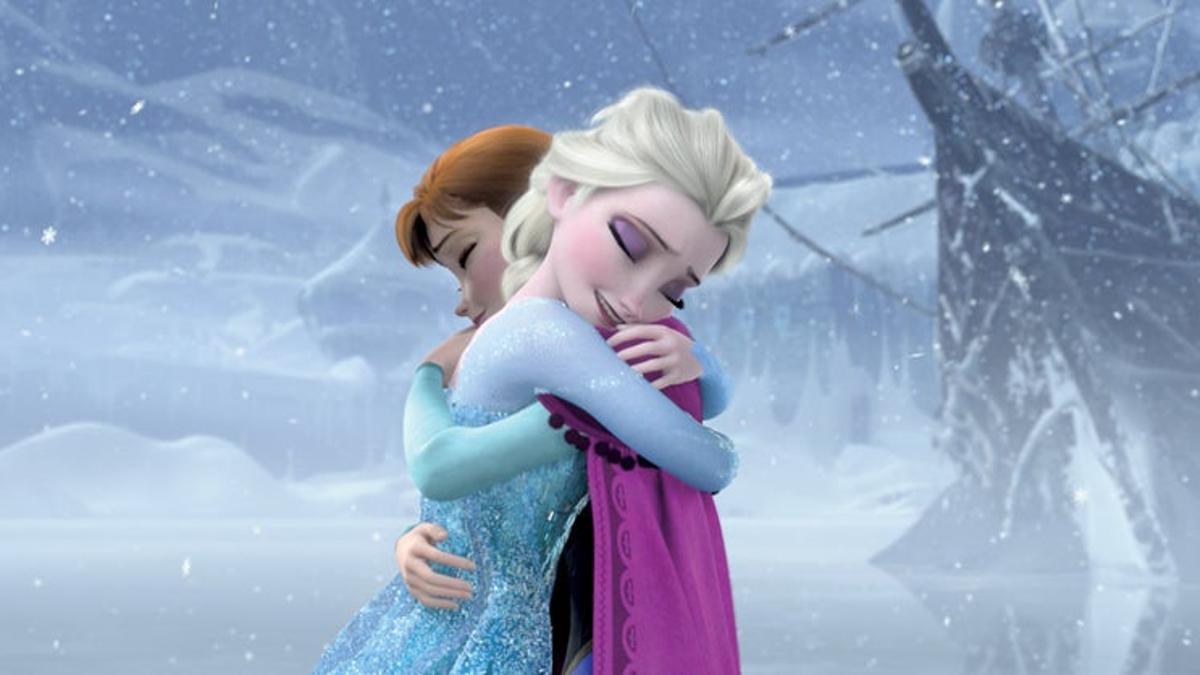 Ana y Elsa de 'Frozen'