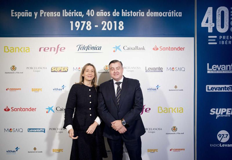 Photocall de la gala del 40 aniversario de Prensa Ibérica en Levante-EMV