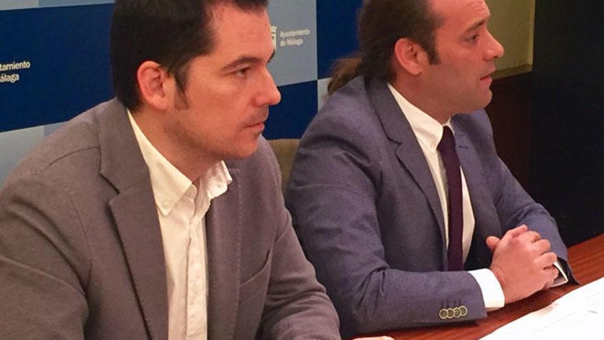 Alejandro Carballo y Juan Cassá, durante la rueda de prensa.