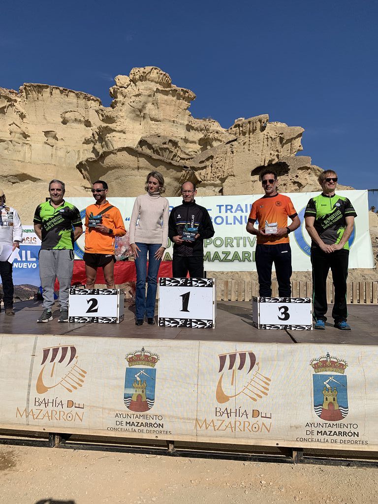 Todas las imágenes del cross por las calas de Bolnuevo, en Mazarrón