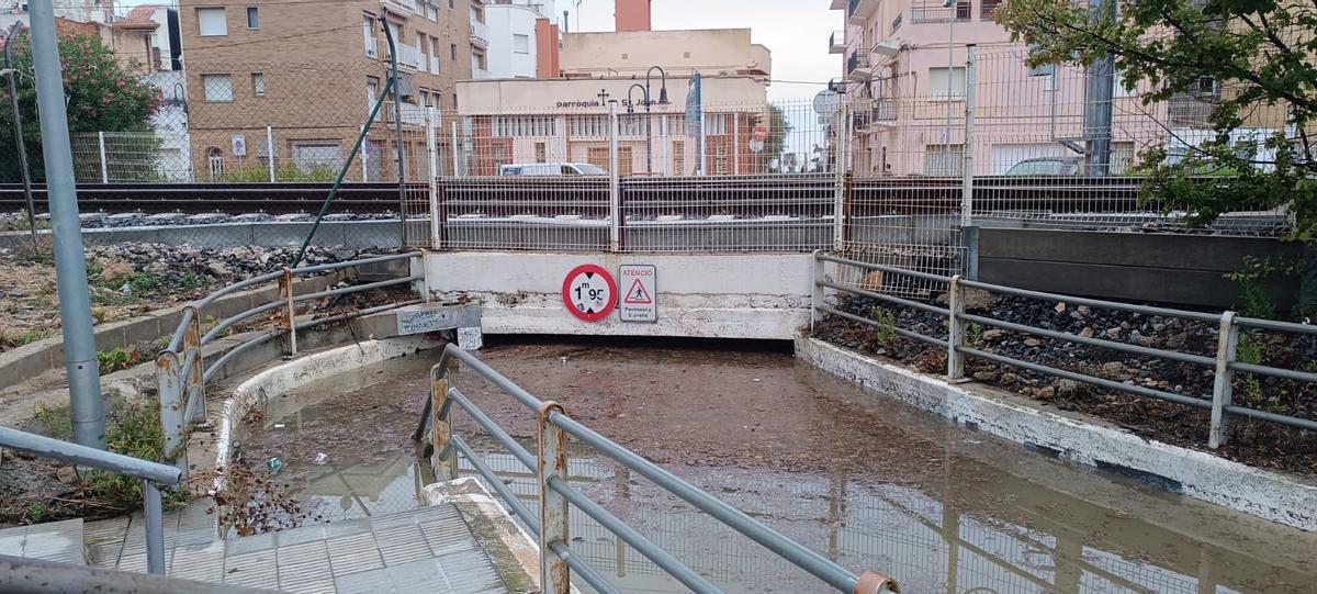 Lluvias intensas en Torredembarra