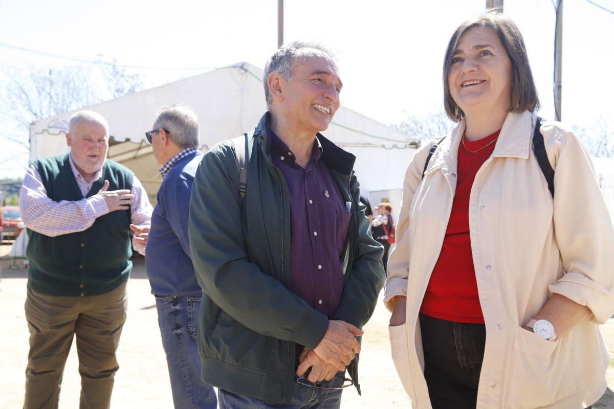 Enrique Santiago junto a Marina Borrego.