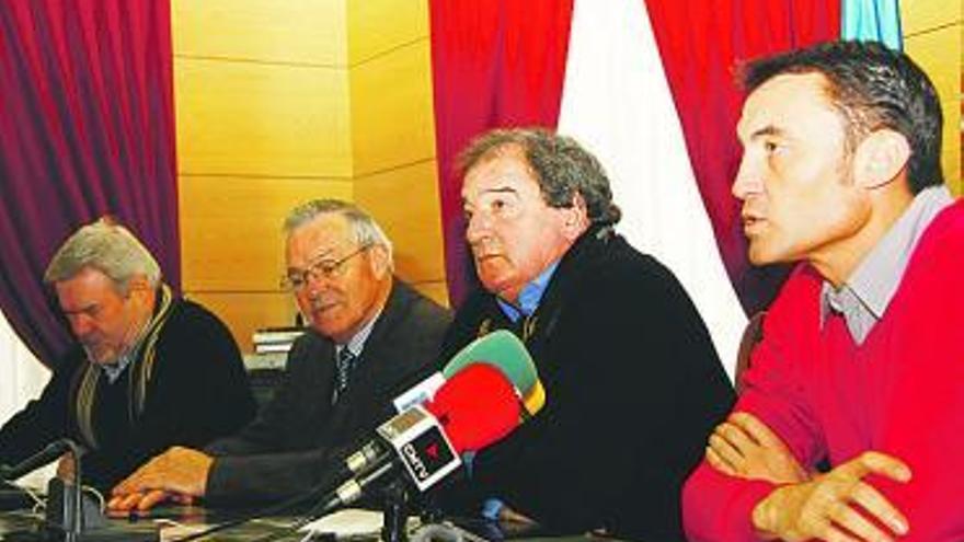 Ángel Luis García, Francisco Corte, José Ramón García Zabala y Mejuto González.