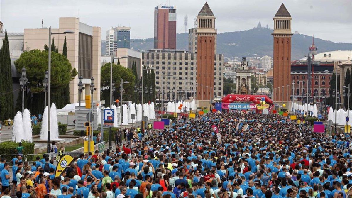 Imagen de la Cursa de la Mercè del año pasado