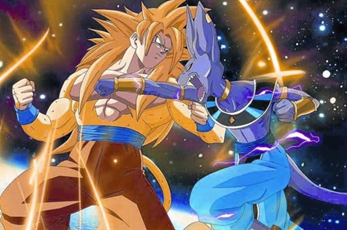 Un fotograma de ’Dragon ball Z. La batalla dels déus’. Un fotograma de ’Dragon ball Z. La batalla dels déus’.