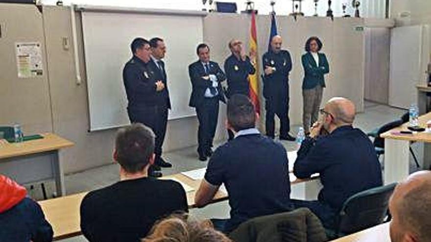 Clausura de las jornadas formativas de la Comisaría de Zamora. N.