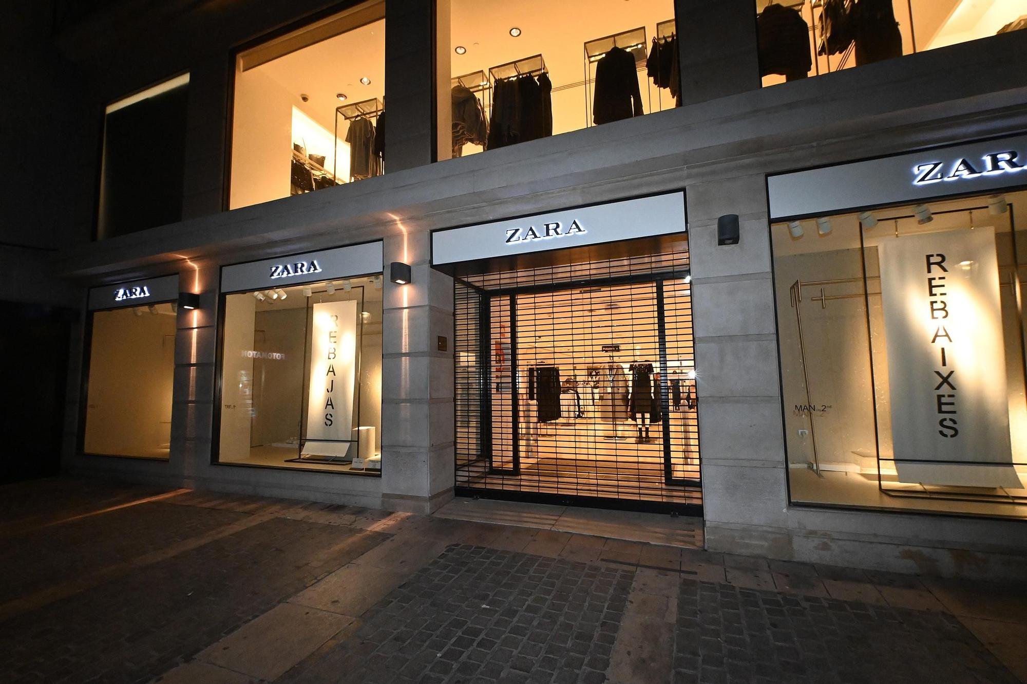 Cierre de la tienda de Zara en el centro de Castelló