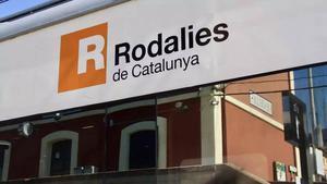 Un tren de Rodalies, en una imatge darxiu