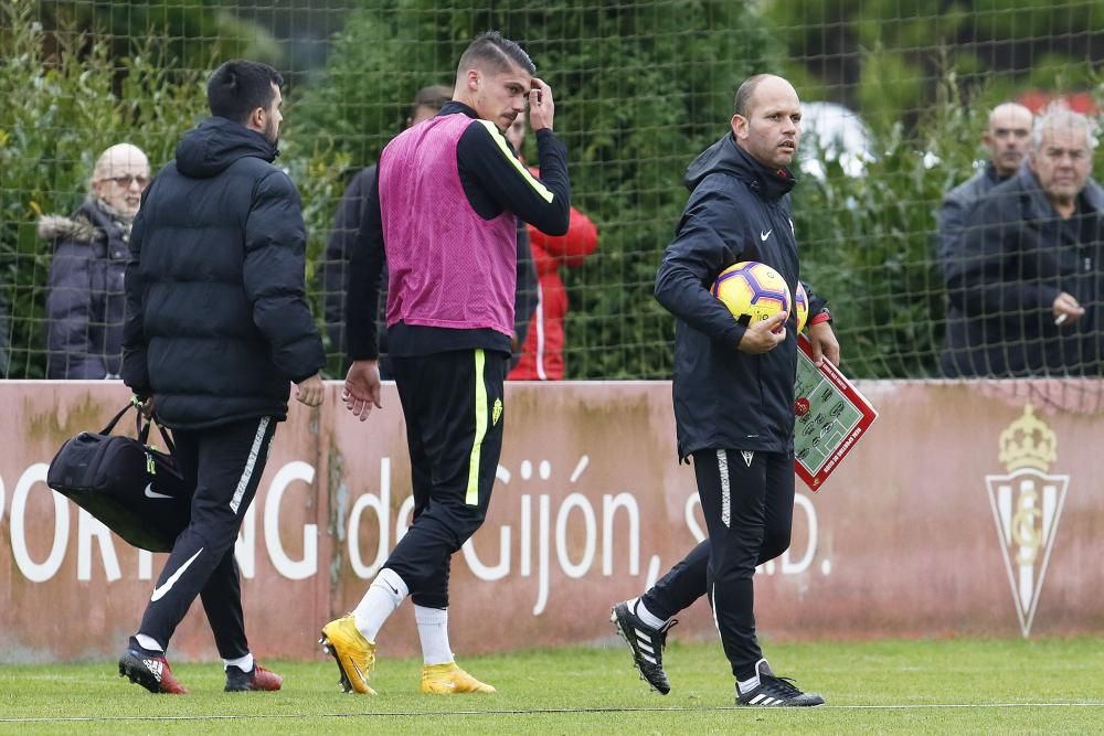 Entrenamiento del Sporting