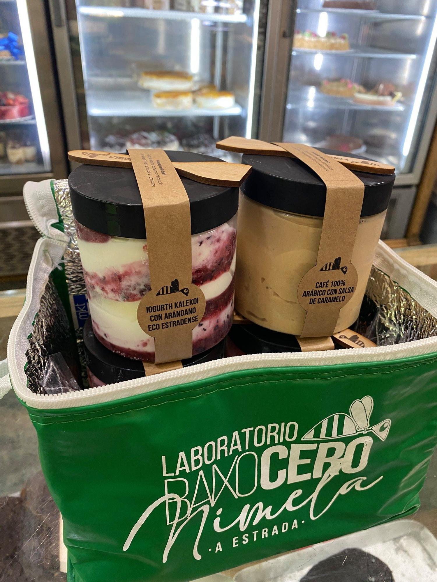 Helados artesanos elaborados con productos locales