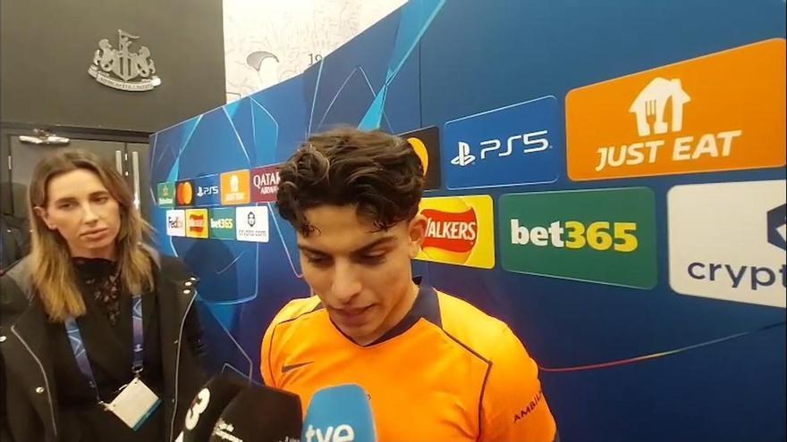 Xavi Espart: "Es un sueño debutar y en unos octavos de final de la Champions, todavía estoy alucinando"