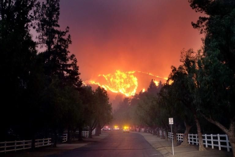 El devastador incendio de California, en imágenes