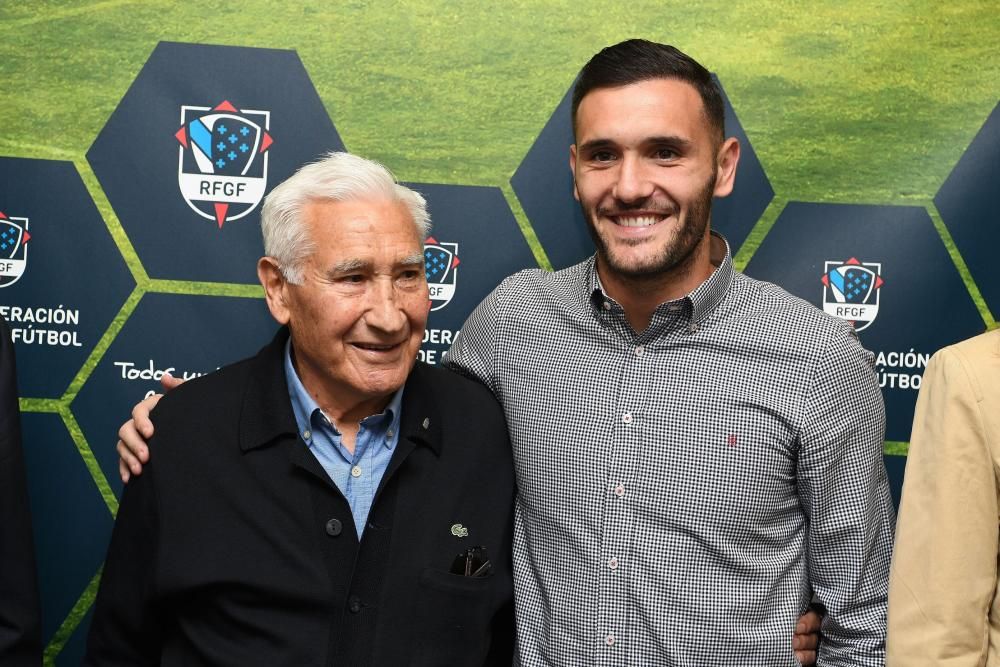 Lucas y Arsenio, en la inauguración de la sede de