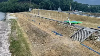 La zona de salida del Descenso del Sella, lista para pasar revista