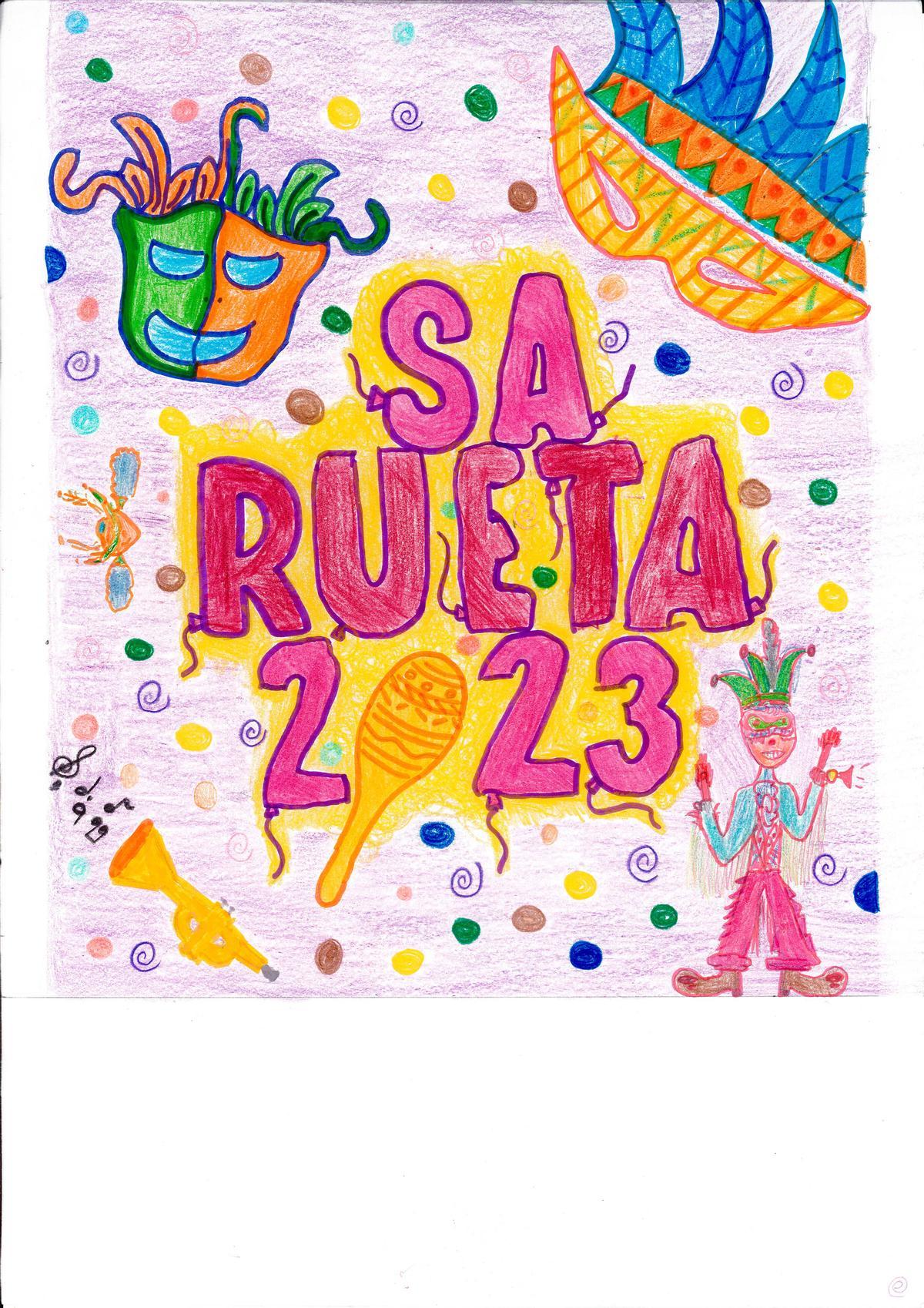 Cartel ganador de Sa Rueta 2023 de Palma