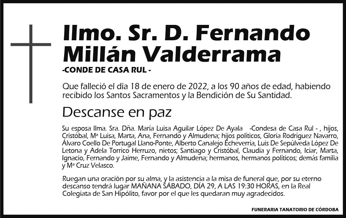 Fernando Millán Valderrama