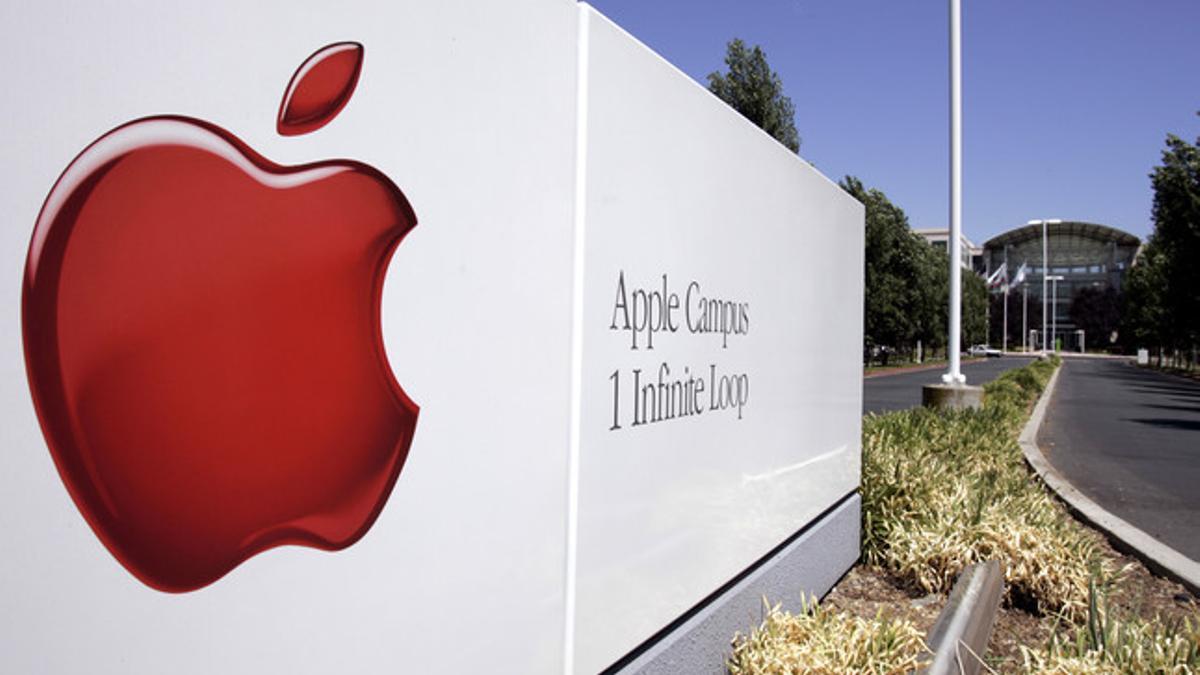 Exterior de la sede de Apple en Cupertino, California