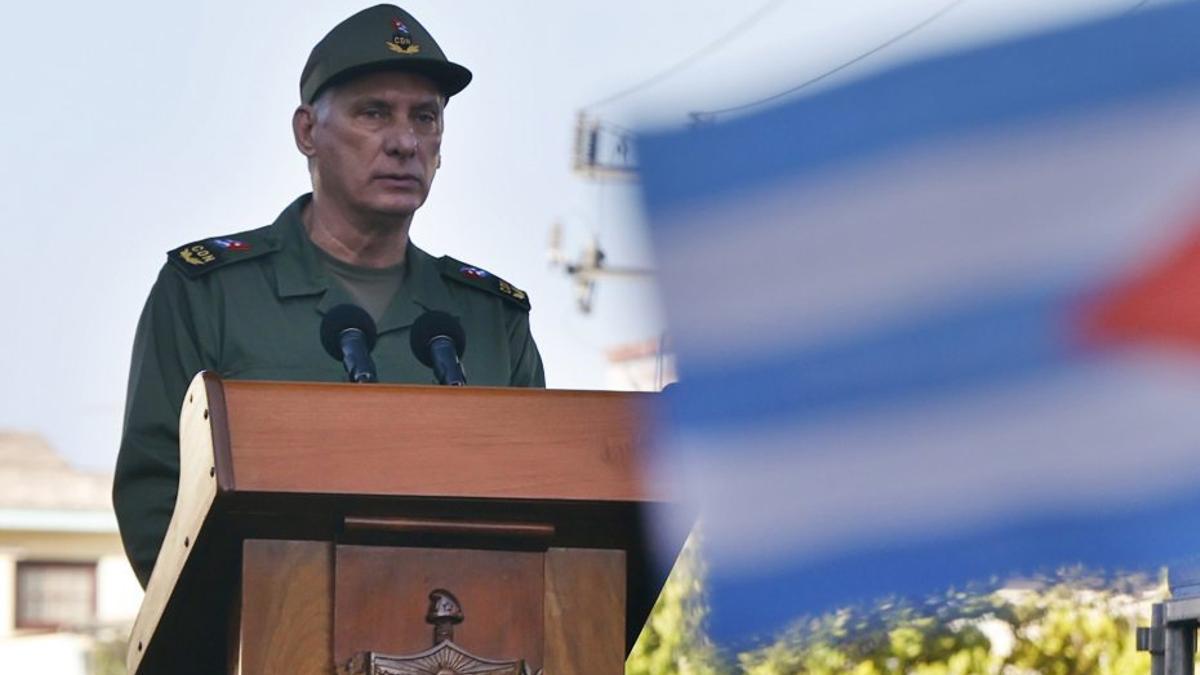 El president de Cuba, Miguel Díaz-Canel, a l’Havana. | ERNESTO MASTRASCUSA / EFE