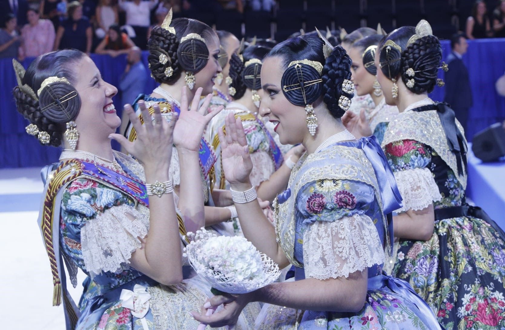 Así fue la celebración de las candidatas a Fallera Mayor de València en la Fonteta