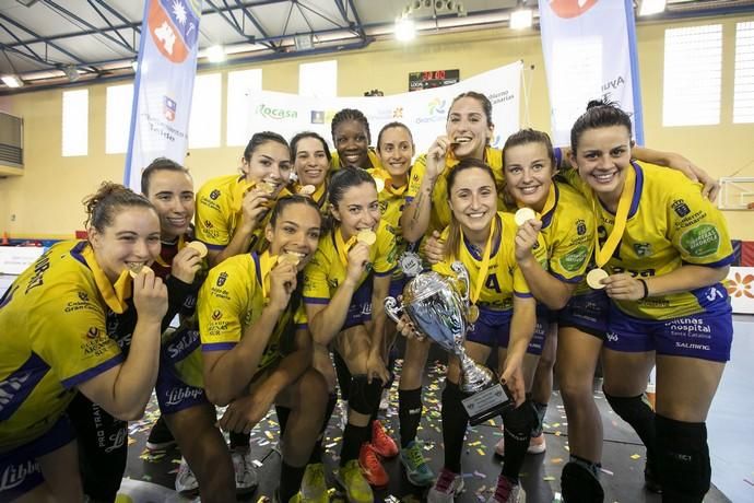 12.05.19. Telde, Gran Canaria. Balonmano femenino temporada 2018-19. Rocasa Gran Canaria-Pogon Szczcin. Final EHF Challenge Cup. Pabellón Rita Hernández . Foto Quique Curbelo  | 12/05/2019 | Fotógrafo: Quique Curbelo