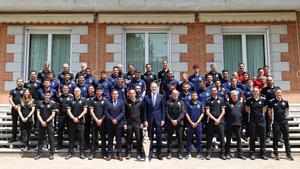 El rey recibe a la selección tras ganar la Nations League