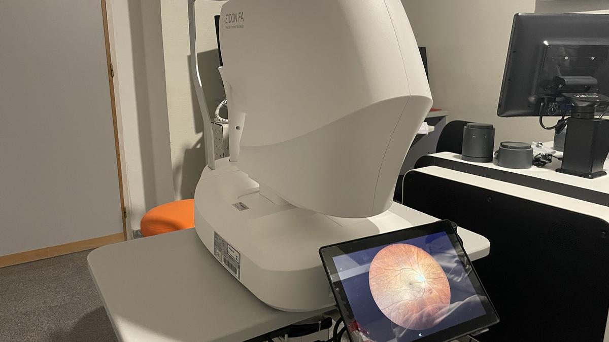 El Hospital de Vinaròs invierte 61.500 euros en un retinógrafo para las consultas de oftalmología.