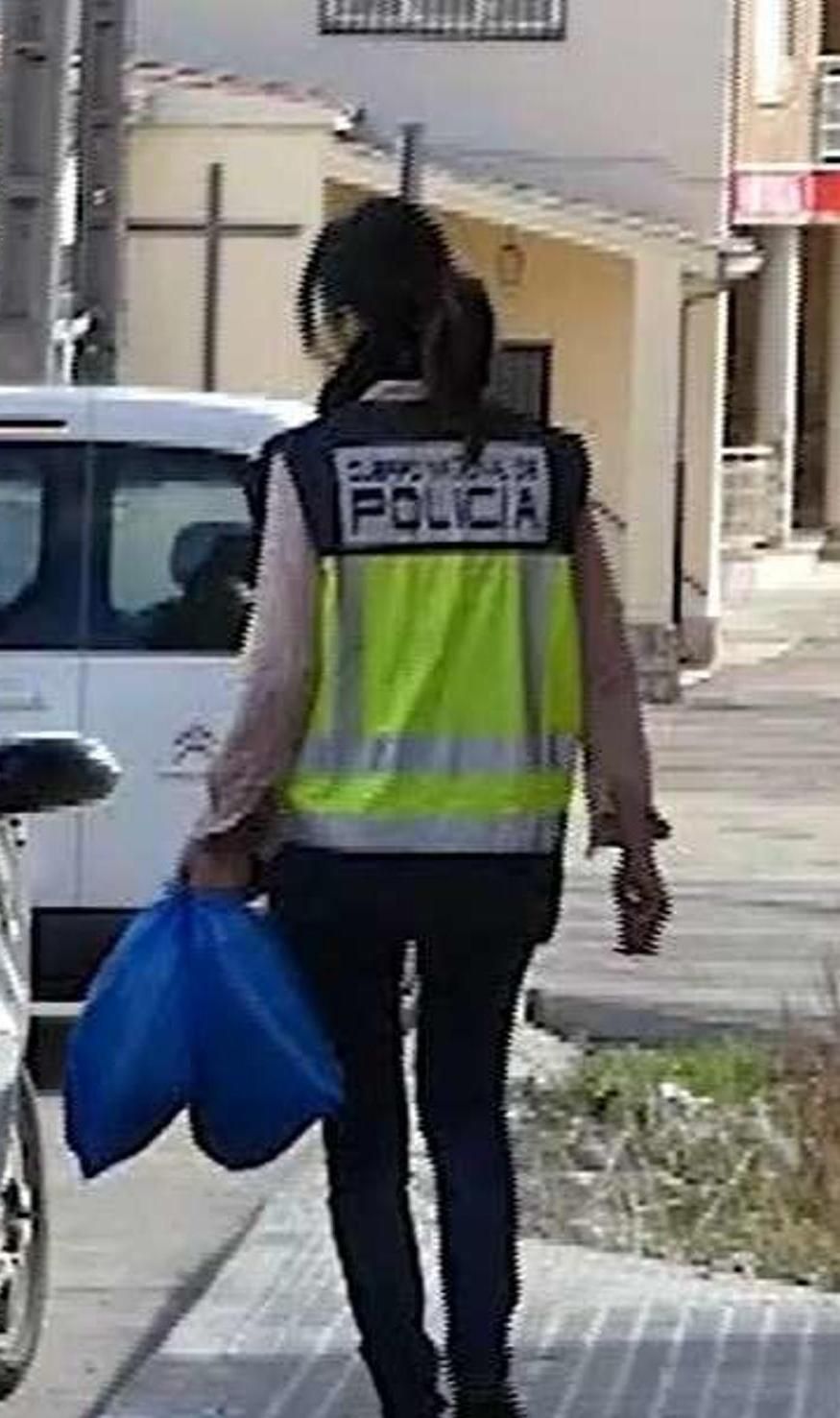 Una policía nacional en la &quot;Operación Primos&quot; contra el tráfico de drogas en Zamora,