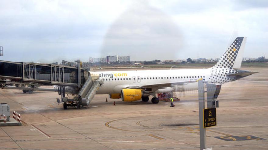 Imagen de un avión de la compañía Vueling.