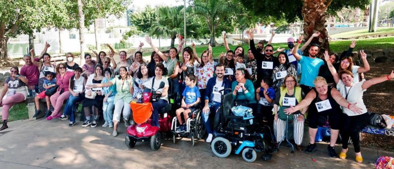 Un momento de la actividad desarrollada en el parque de La Granja.