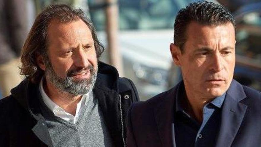 Rufete junto a Amadeo Salvo, el presidente de la UD Ibiza, en una foto de archivo.