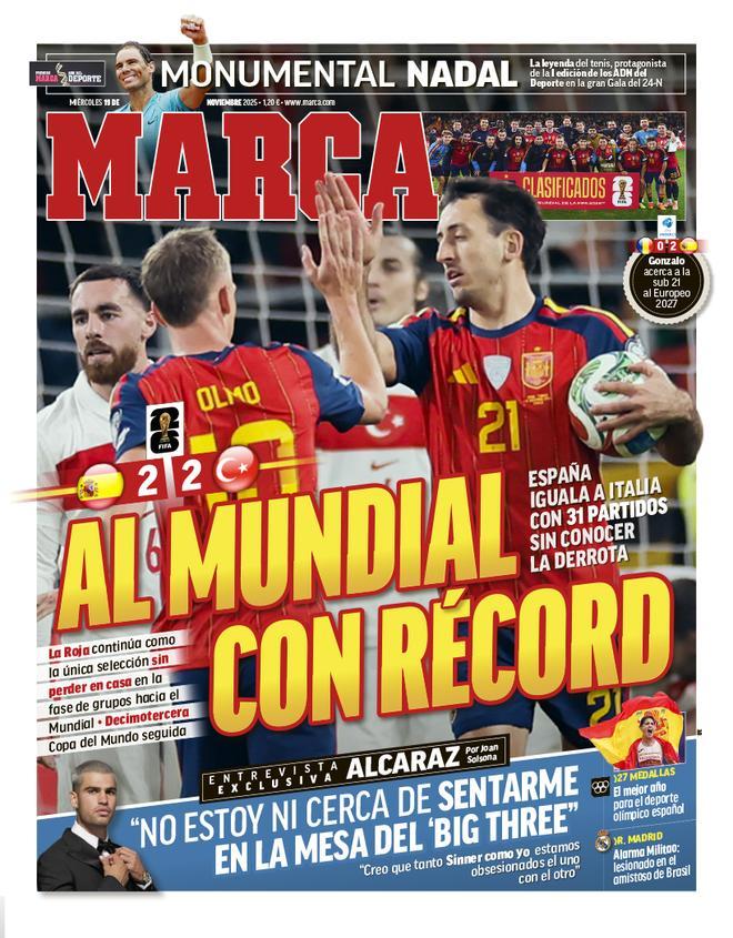 Las portadas de la prensa deportiva de hoy