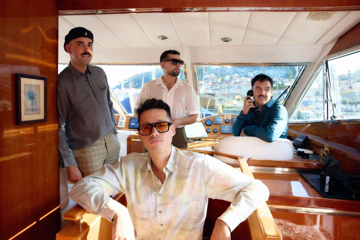 Integrantes de la banda The Rapants