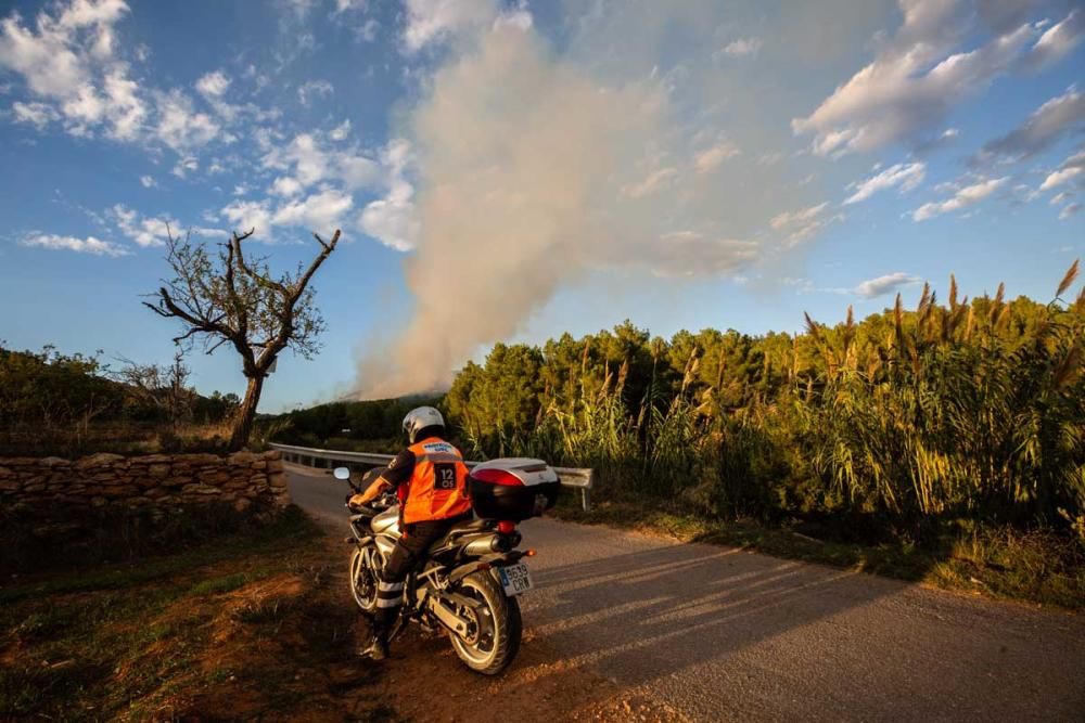 Incendio en Sant Josep