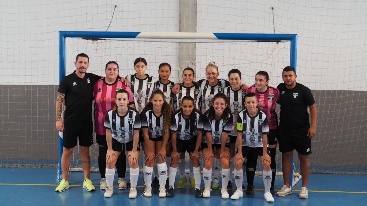 Conjunto del Juan de Ávila de fútbol sala femenino.