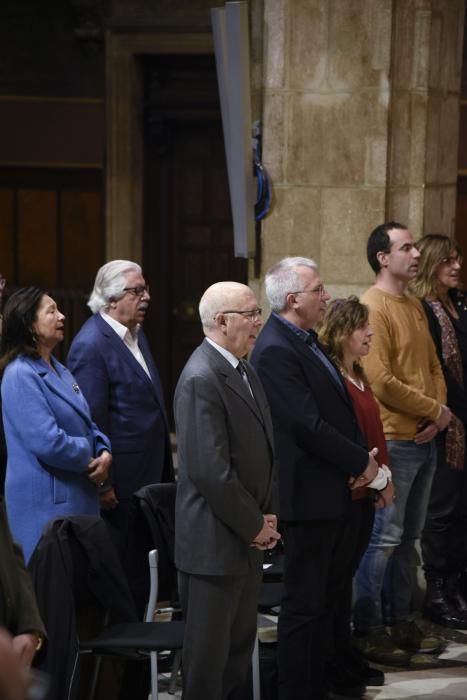 Solemnitat i orgull manresà en l'acte a Palau per