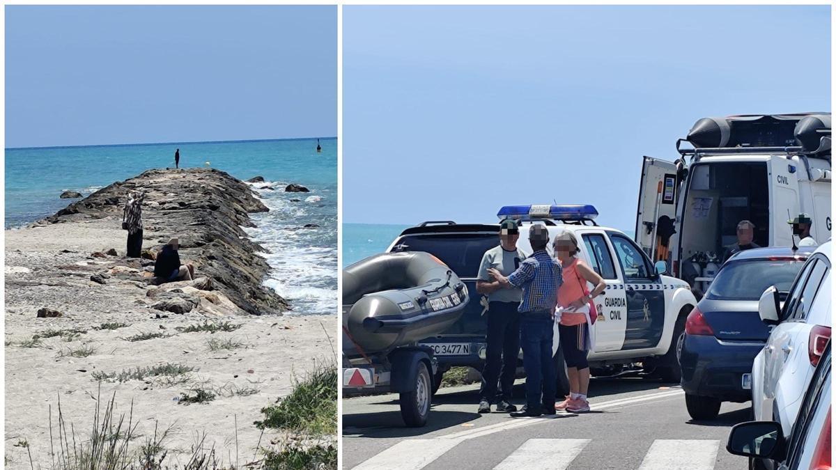 Sin rastro del menor desaparecido en la playa de Almassora
