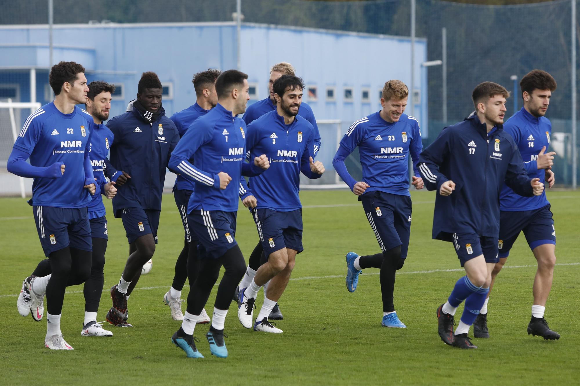 El entrenamiento del Oviedo